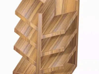 Decorative Book Shelf 3D print model