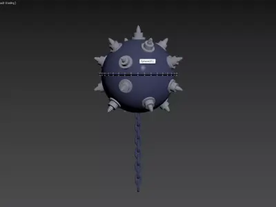 Underwater Naval Mine 3D model