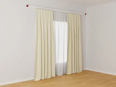 Curtains 03 collection 6 3D model