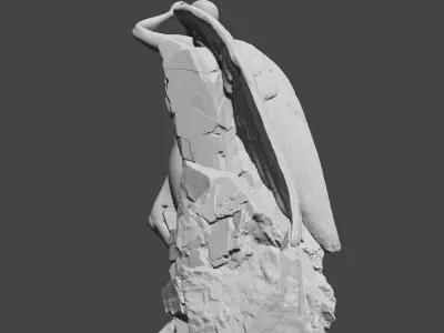 creation of woman 3D print model