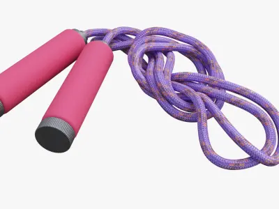 Rope skipping 3D model