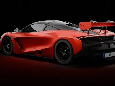 Mclaren 720S GT3 3D model