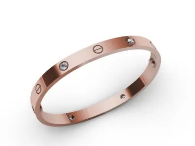 Bolt Bracelet 3D print model