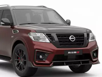 High Performance Sport Utility Vehicle Low-poly 3D model