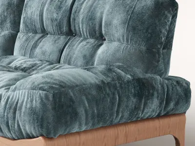 beautiful and comfortable sofa for unique decoration 3D model