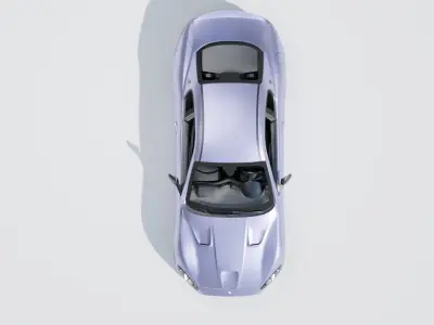 Maserati Granturismo  Low-poly 3D model