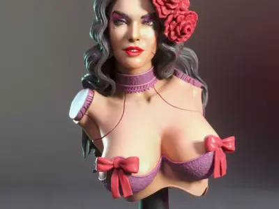 Shelley bust Free 3D print model