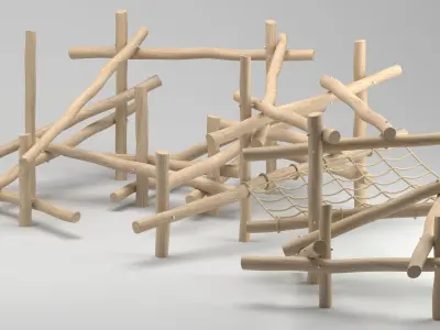 Playground Climbing Structure 3D model