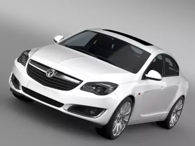 Vauxhall Insignia Hatchback ECOFlex 2015 3D model