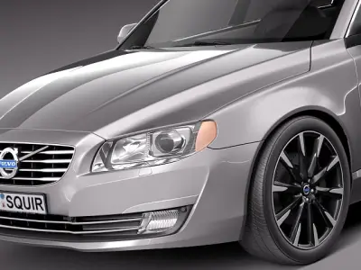 Volvo S-80 2014 3D model