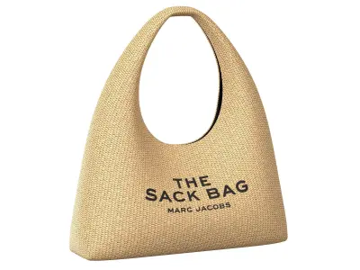 Marc Jacobs Sack Tote Raffia Bag  Low-poly 3D model