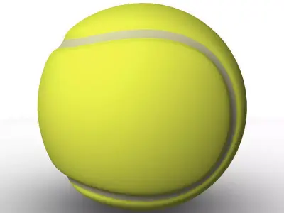 3D Tennis ball model 3D model