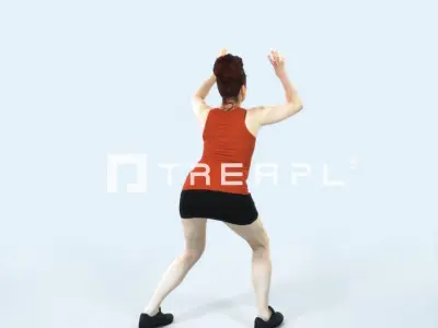 Yearn 11L Volleyball Overhead Sports Woman Low-poly 3D model