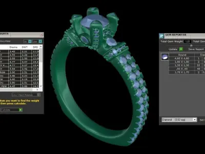 ring code 235 3D print model