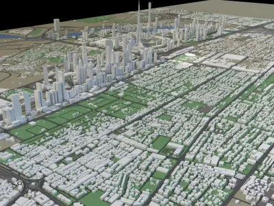 Dubai United Arab Emirates 3D model