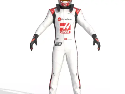 F1 Haas Suit 2023 3D model