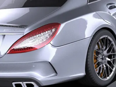 Mercedes Benz CLS63 AMG 2015 VRAY 3D model