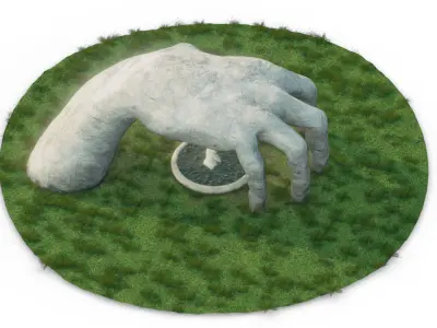 Temple Of Venus Low-poly 3D model