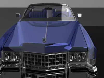 cadillac eldorado 1973  3D model