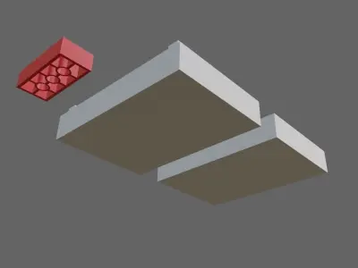 Mold for Plastic Brick - Form 3D print model