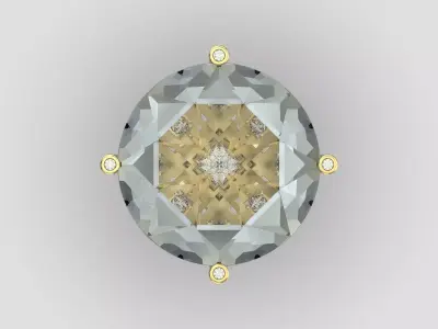 Ring R 210 original transparency  3D print model