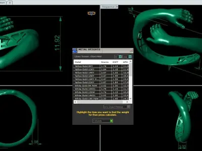 Women Wedding Engagement Ring 31 3D print model