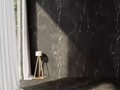 Seamless Black Marble Texture  Texture