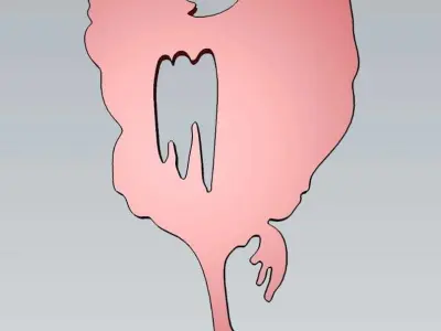 Wonderful Artificial Hen Home and Garden Outdoor Lawn Decor 3D model