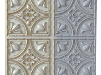 Decorative panels  - Set 1 3D model