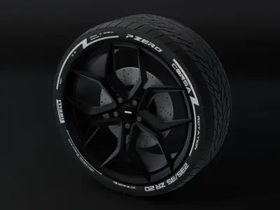 alloy wheel 3D model buy