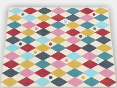 BUSENKEL carpet Low-poly 3D model