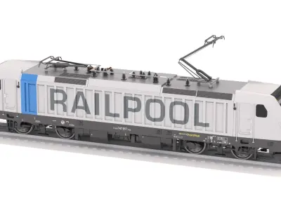 Bombardier TRAXX AC3 Railpool Locomotive 3D model