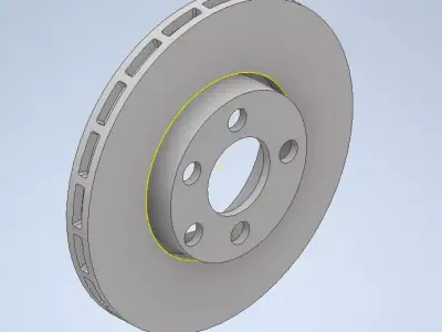 Disk Brake Rotor 3D model