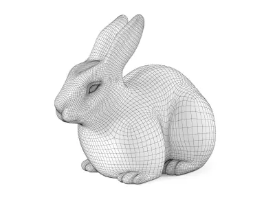 Pan Pan Decorative Rabbit 3D model