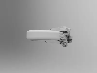 anillo caballos carreras  3D print model