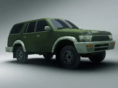 SUV 1 toyota land cruiser - toyota land cruiser Low-poly 3D model