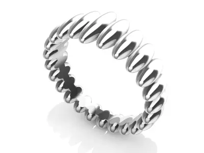 Eternity Ring Texture 3D print model