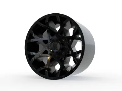 AMERICAN TRUXX GRIDLOCK WHEEL 3D MODEL 3D print model