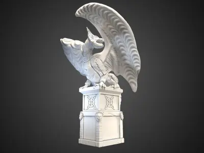 Dragon Statue  3D print model purchase