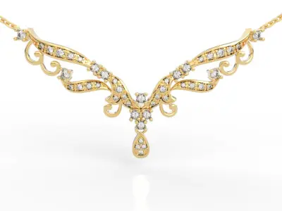 Wing Necklace 3D print model
