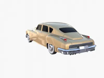 Generic 40s Sedan 3D model