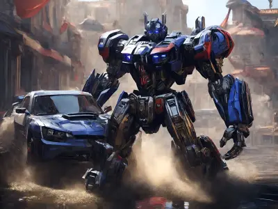History of Robots 3D model
