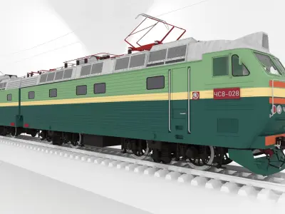 ChS8 Locomotive 3D model