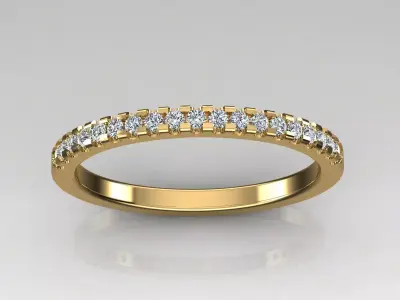 Band Ring 3D print model