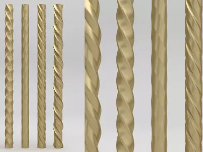 Twisted Column 3D model