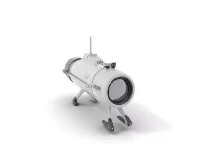 Sleek Silver Drone model pack Low-poly 3D model