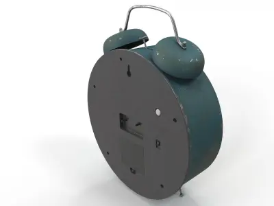Old alarm clock 3D model