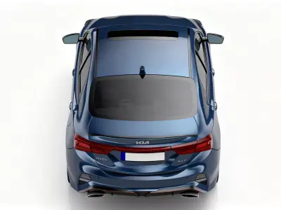 Kia Forte Mk3f  BD GT HQ Interior 2022 3D model