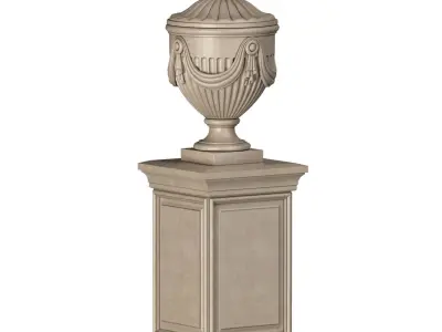 Classic outdoor Vase 3D model