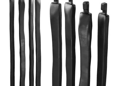 332 interior sculptures 08 abstract figures of people bronze P01 3D model